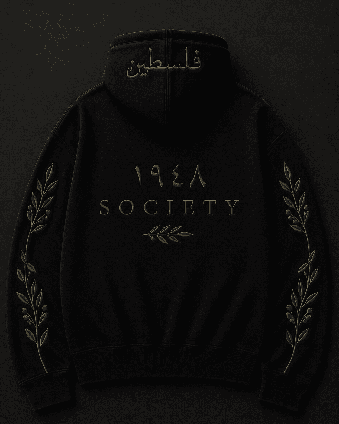 Olive Branch Hoodie back